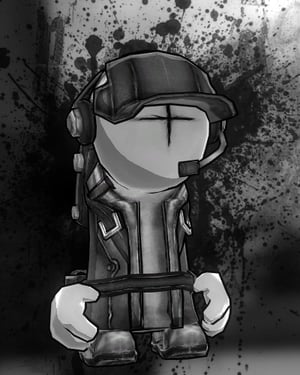 This is the Avatar Image for the deimos (madness combat project nexus) AI Voice and Text to Speech Generator